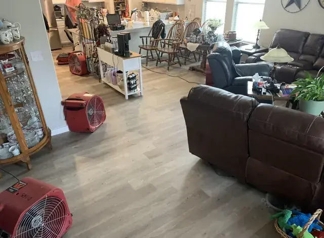 Water damage restoration in a Miami condo tower