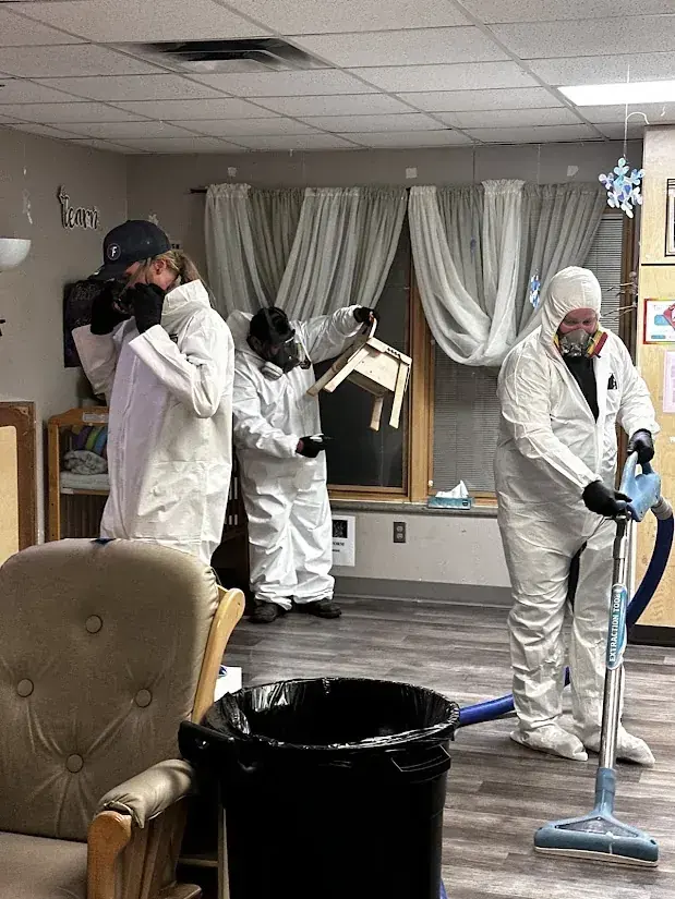 Category 3 black water backup cleaned in a Miami home